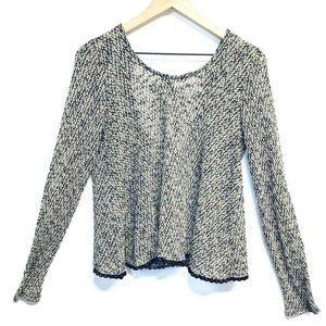 Daytrip Buckle Yoga Knit Pullover Sweater Womens M